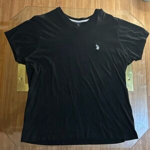 U.S. Polo Assn. Black V-Neck T-Shirt